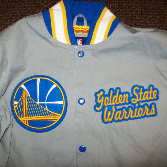 Golden State WARRIORS 4 Time NBA Champ Jacket - Picture 1 of 8